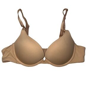 Soma Embracable Tailored Push Up Bra 34A Nude Underwire Adjustable Straps